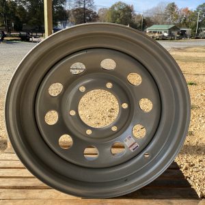 6 lug 15" silver wheel